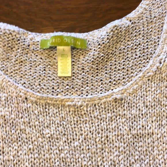 Final Price 💋 Sigrid Olsen-knit sweater tank. - Picture 4 of 4